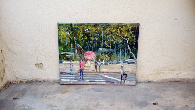 Original Fine Art People Painting by Federico Tesei