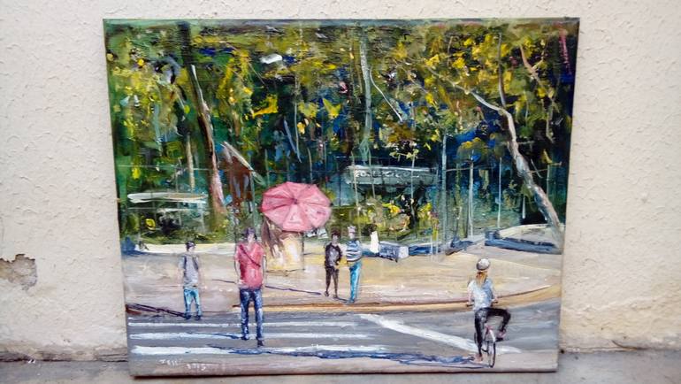 Original Fine Art People Painting by Federico Tesei