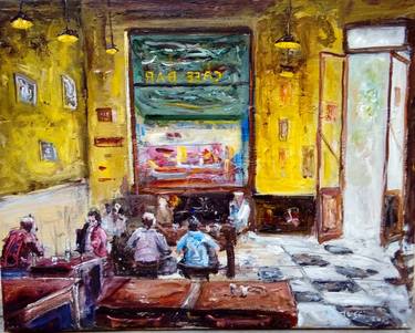 Print of Expressionism Interiors Paintings by Federico Tesei