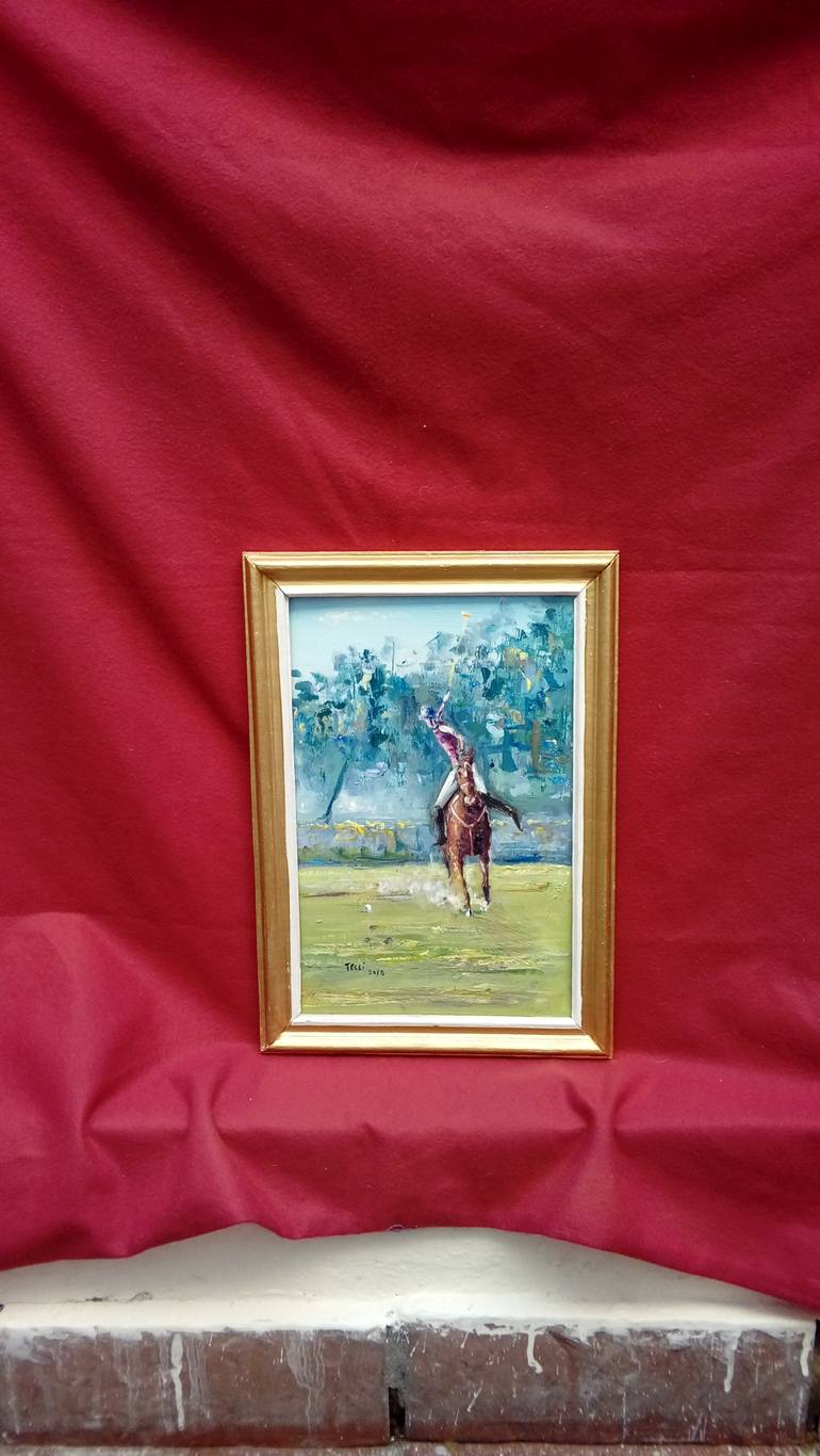 Original Figurative Horse Painting by Federico Tesei