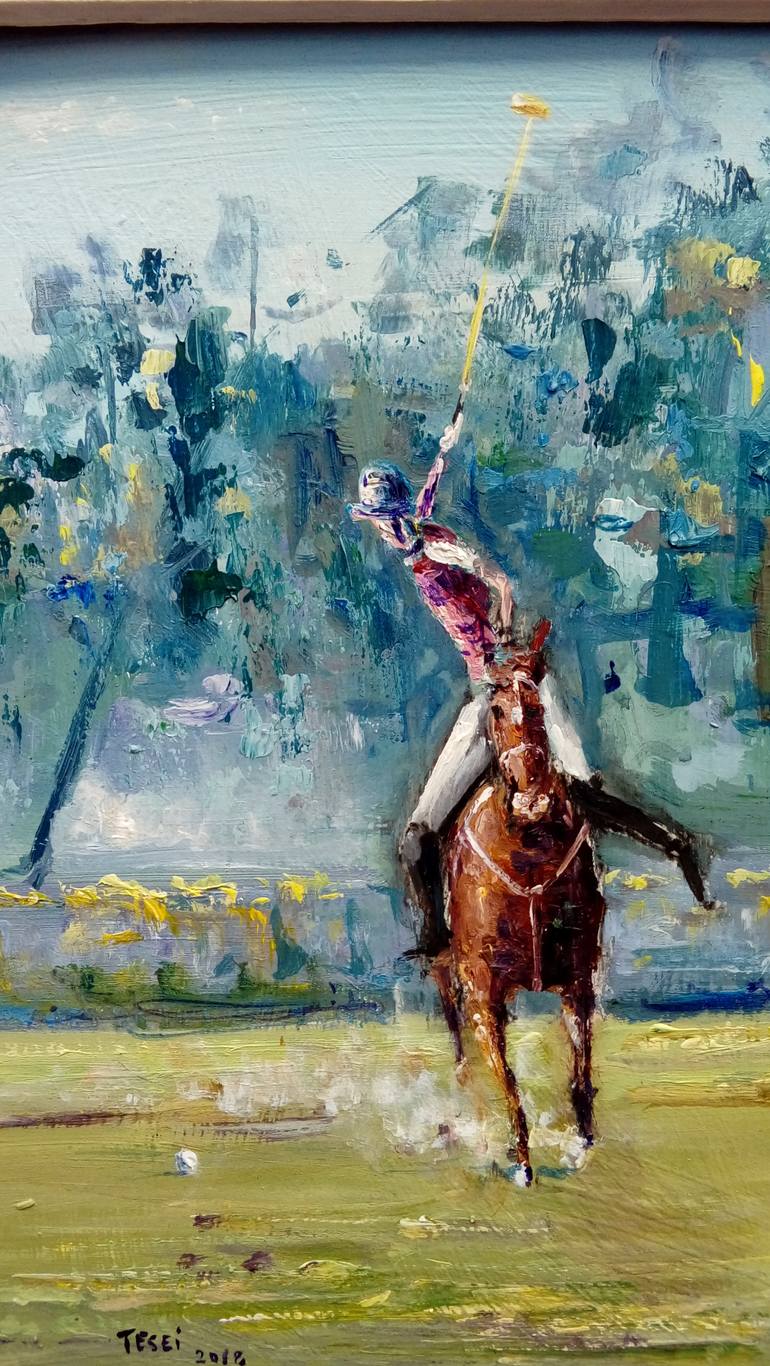 Original Figurative Horse Painting by Federico Tesei