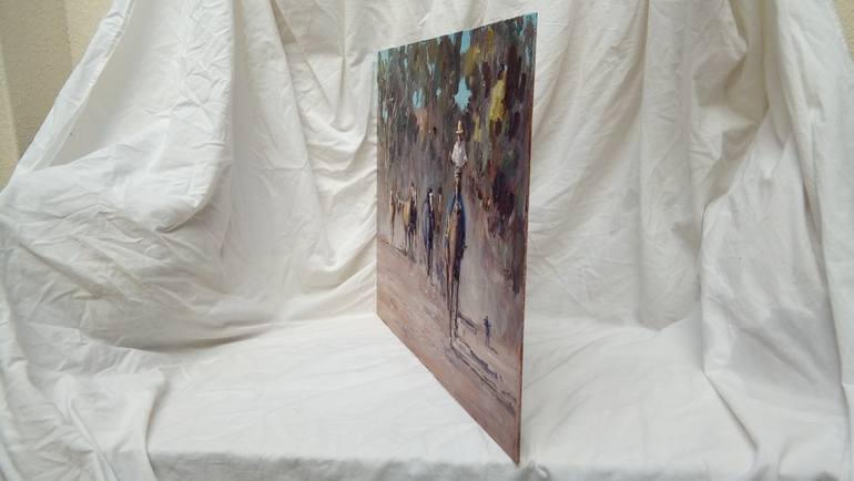Original Figurative Horse Painting by Federico Tesei