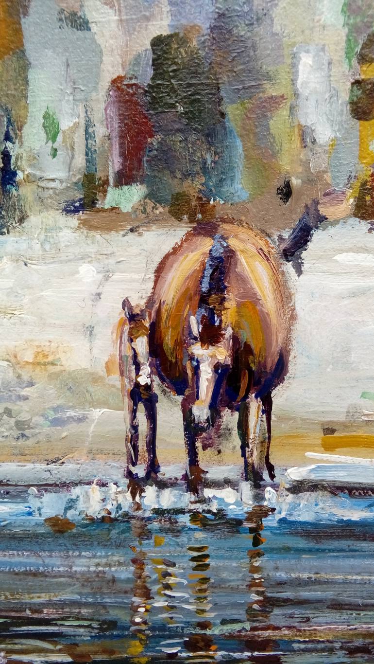 Original Horse Painting by Federico Tesei