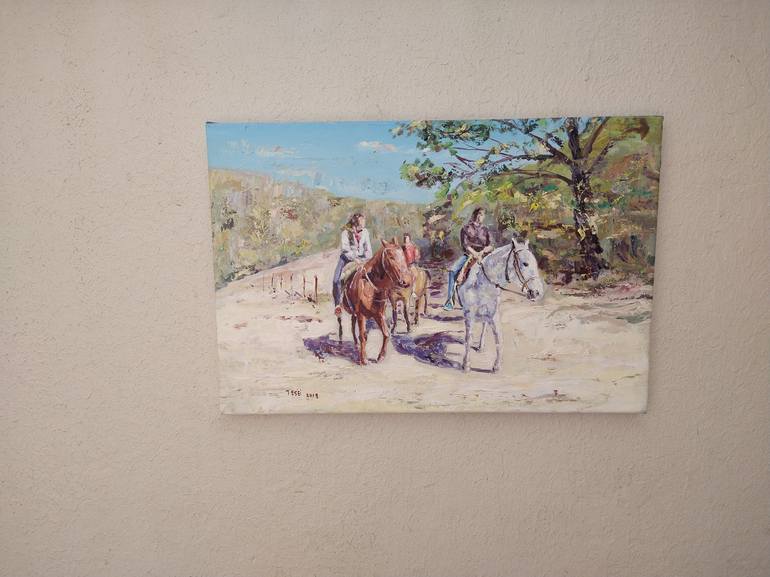 Original Horse Painting by Federico Tesei