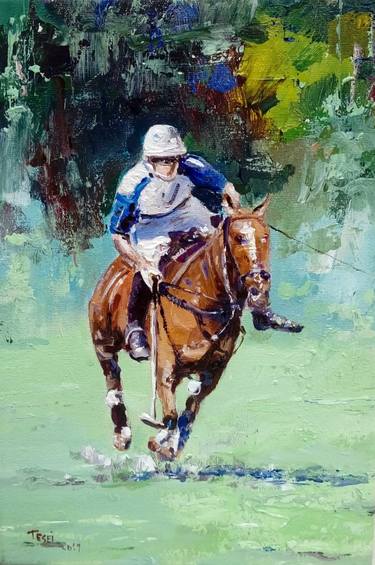 Original Fine Art Horse Paintings by Federico Tesei