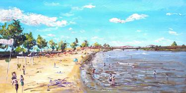 Print of Fine Art Beach Paintings by Federico Tesei