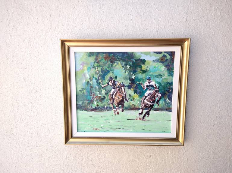 Original Fine Art Horse Painting by Federico Tesei