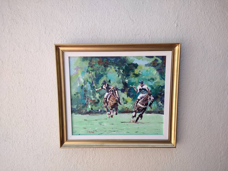 Original Fine Art Horse Painting by Federico Tesei