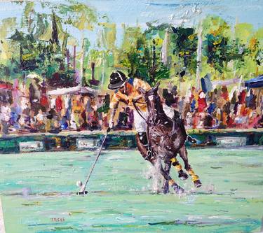 Original Expressionism Horse Paintings by Federico Tesei