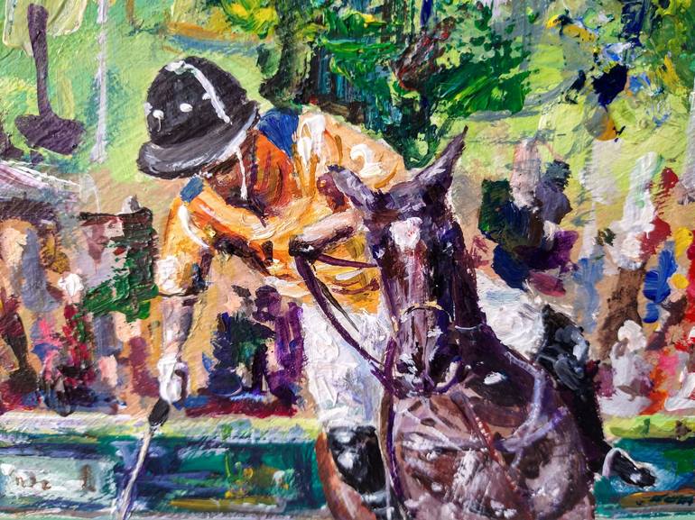 Original Expressionism Horse Painting by Federico Tesei