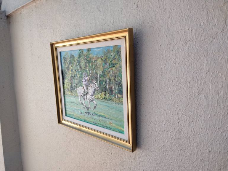 Original Figurative Horse Painting by Federico Tesei