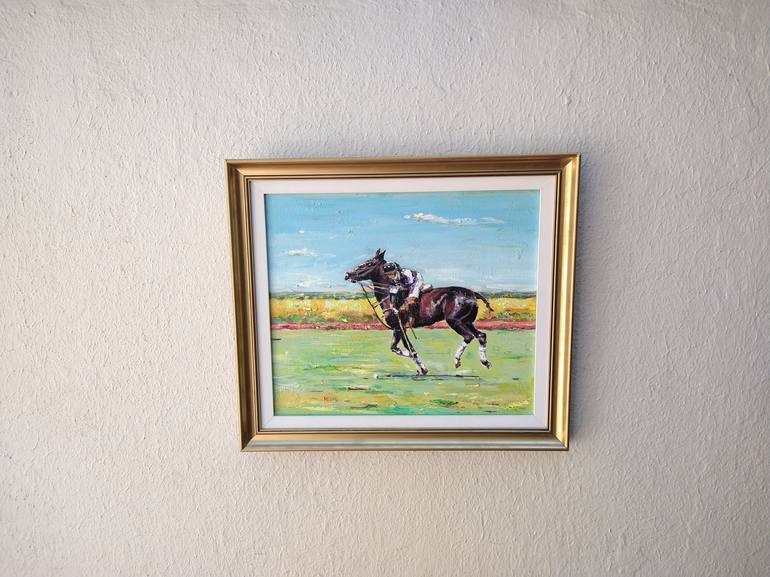 Original Fine Art Horse Painting by Federico Tesei