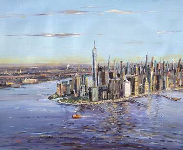 Original Fine Art Cities Paintings by Federico Tesei