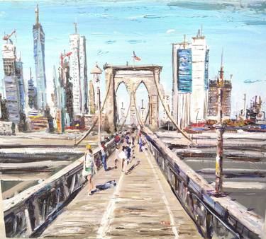 Brooklyn bridge, new york thumb