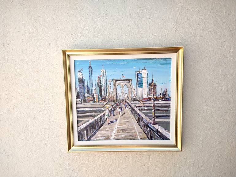 Original Figurative Cities Painting by Federico Tesei