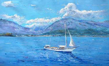 Print of Figurative Sailboat Paintings by Federico Tesei