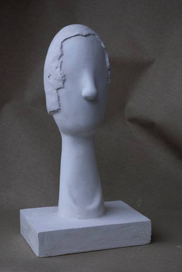 Original Figurative Time Sculpture by Branka Moser