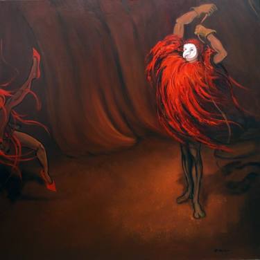 Original Figurative Men Paintings by Branka Moser