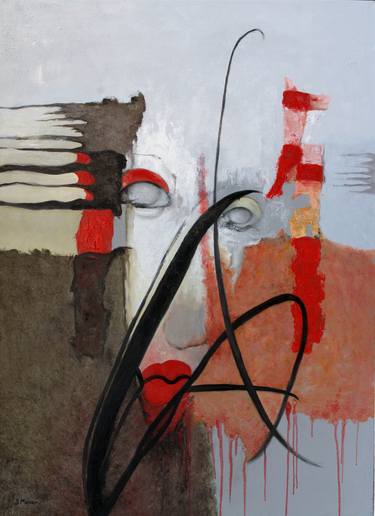 Original Fine Art Abstract Paintings by Branka Moser