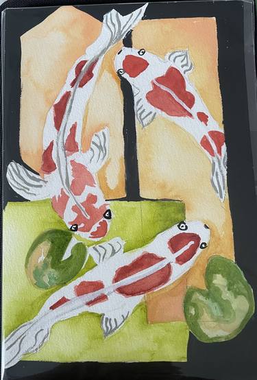 Original Fish Painting by Ronnie Miller-Katz