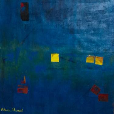 Original Abstract Expressionism Abstract Paintings by Adnan Ahmad
