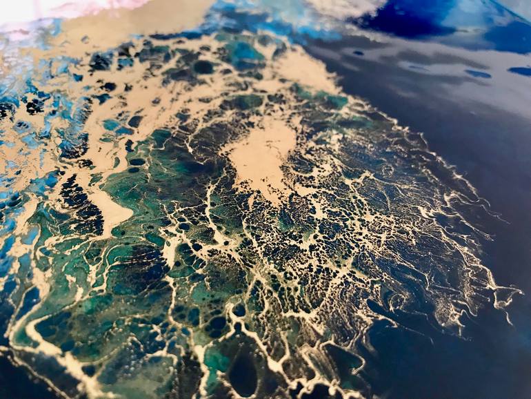 Original Abstract Painting by Tropic Of Elle Art
