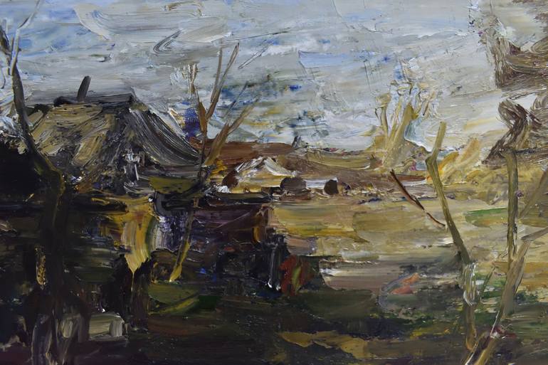 Original Expressionism Landscape Painting by Stanislava Cherkasova