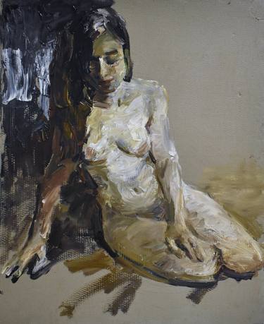 Original Figurative Nude Paintings by Stanislava Cherkasova