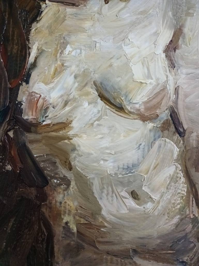 Original Figurative Nude Painting by Stanislava Cherkasova