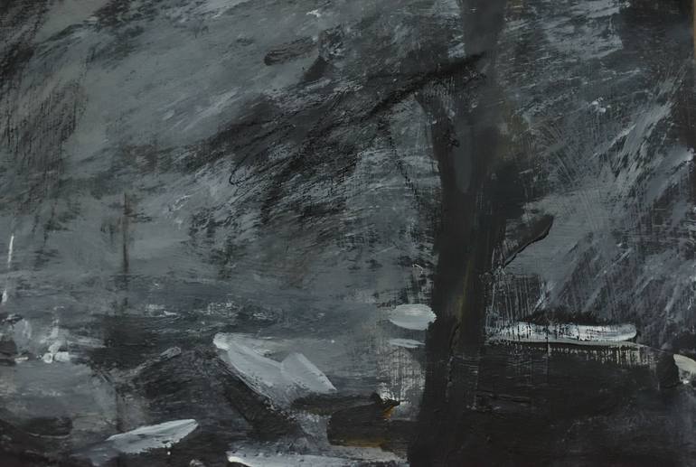 Original Abstract Landscape Painting by Stanislava Cherkasova
