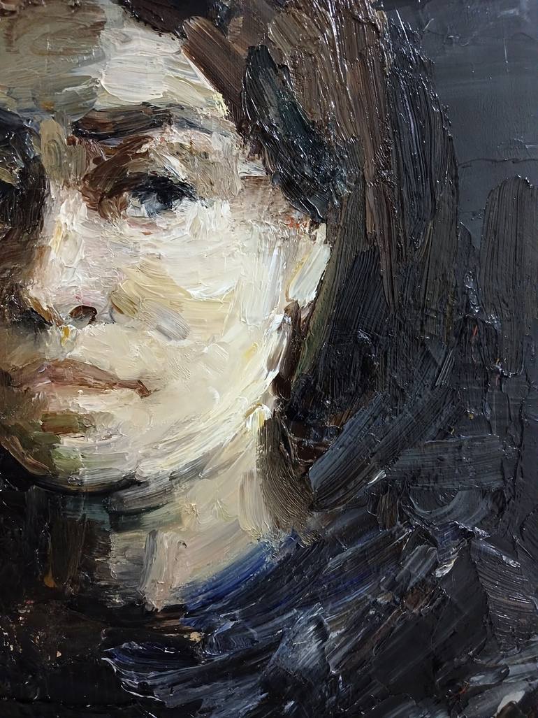 Original Figurative Women Painting by Stanislava Cherkasova