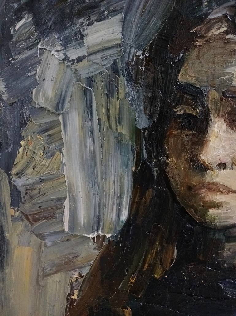 Original Figurative Women Painting by Stanislava Cherkasova