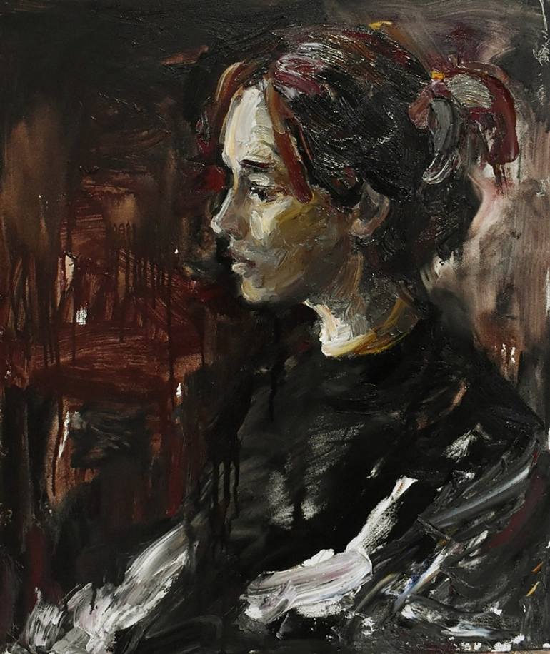 Original Figurative Women Paintings by Stanislava Cherkasova