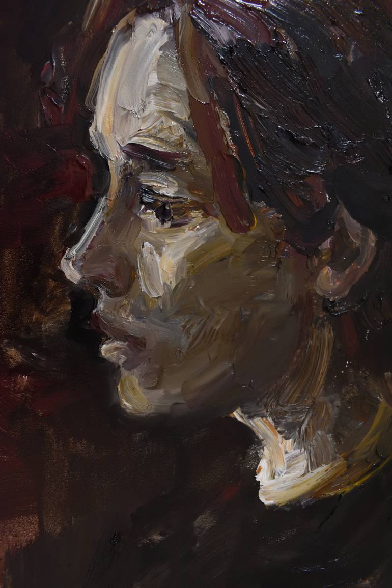 Original Figurative Women Painting by Stanislava Cherkasova