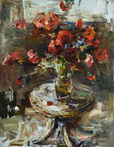 Original Realism Floral Paintings by Stanislava Cherkasova