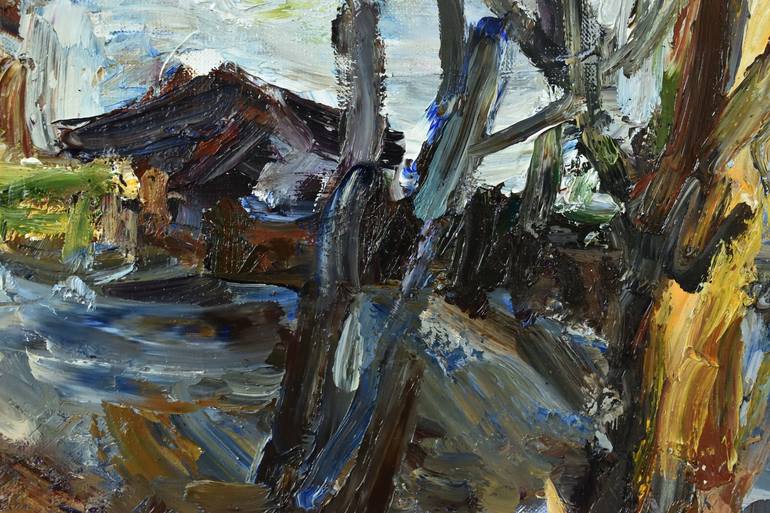Original Impressionism Landscape Painting by Stanislava Cherkasova