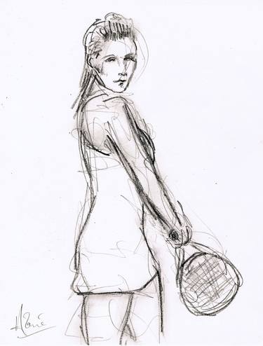 Print of Sport Drawings by Louis-Francois Alarie