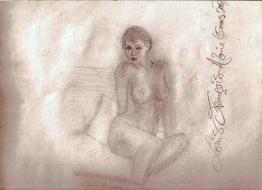 Print of Nude Drawings by Louis-Francois Alarie