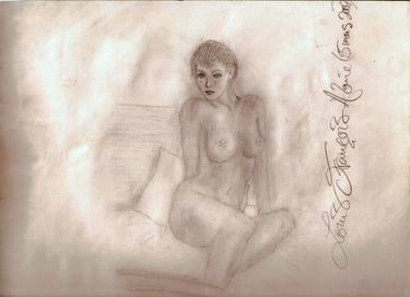 Print of Documentary Nude Drawings by Louis-Francois Alarie