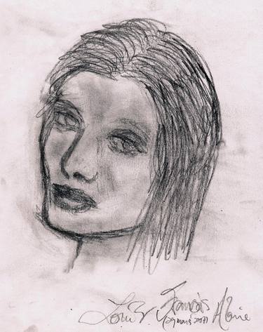 Original Documentary Portrait Drawings by Louis-Francois Alarie