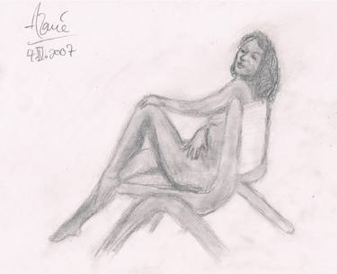 Original Documentary Nude Drawings by Louis-Francois Alarie