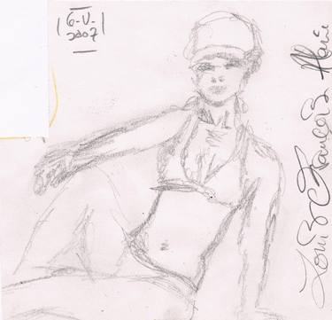 Original Women Drawings by Louis-Francois Alarie