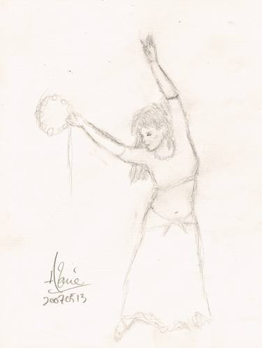 Original Women Drawings by Louis-Francois Alarie