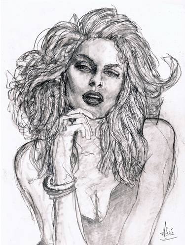 Original Celebrity Drawings by Louis-Francois Alarie