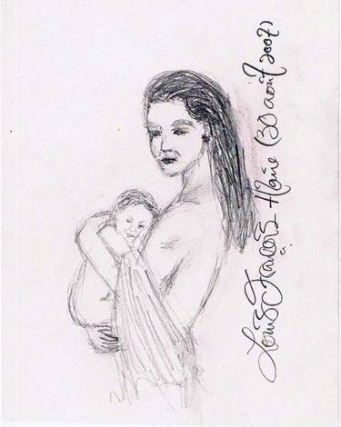 Original Documentary Love Drawings by Louis-Francois Alarie
