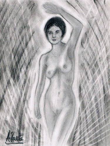 Original Documentary Nude Drawings by Louis-Francois Alarie