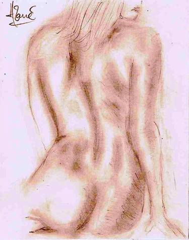 Original Nude Drawings by Louis-Francois Alarie