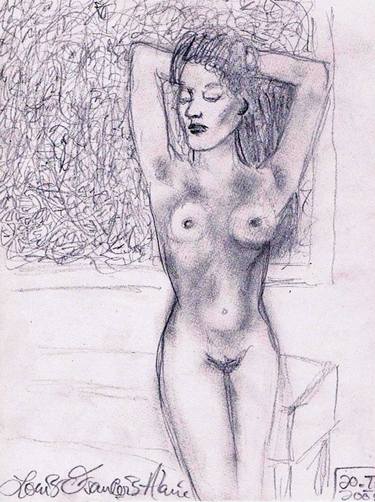 Original Documentary Nude Drawings by Louis-Francois Alarie