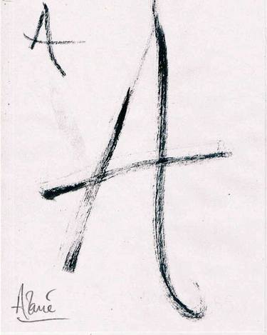 Original Documentary Calligraphy Drawings by Louis-Francois Alarie
