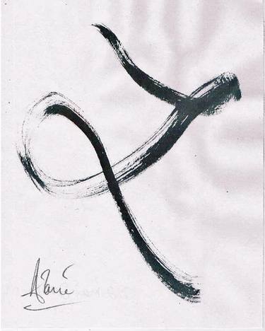 Original Calligraphy Drawings by Louis-Francois Alarie